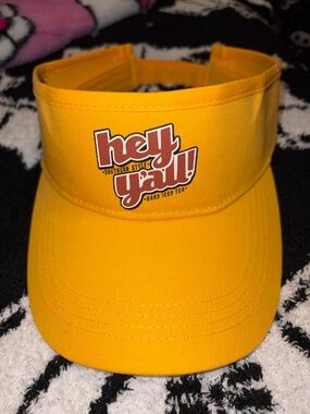 Hey Y'all! Yellow Visor with Logo